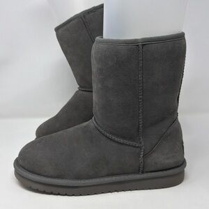 Koolaburra by UGG Koola Short Gray Suede Faux Shearling Boots Women’s 9